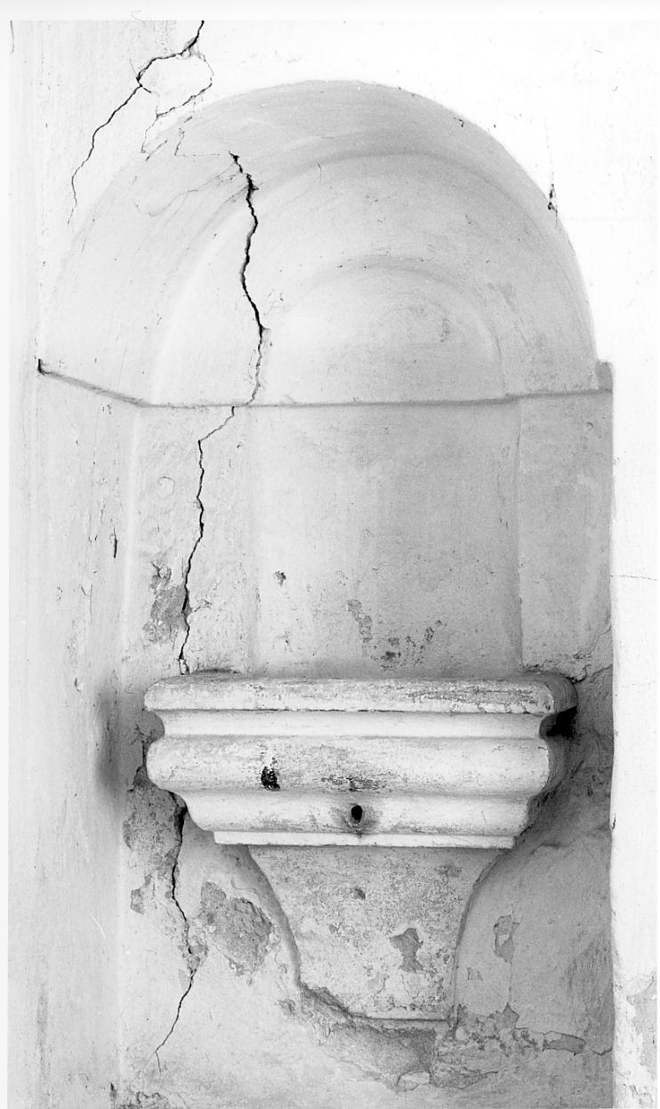 lavabo da sacrestia, opera isolata - bottega cremonese (sec. XVIII)