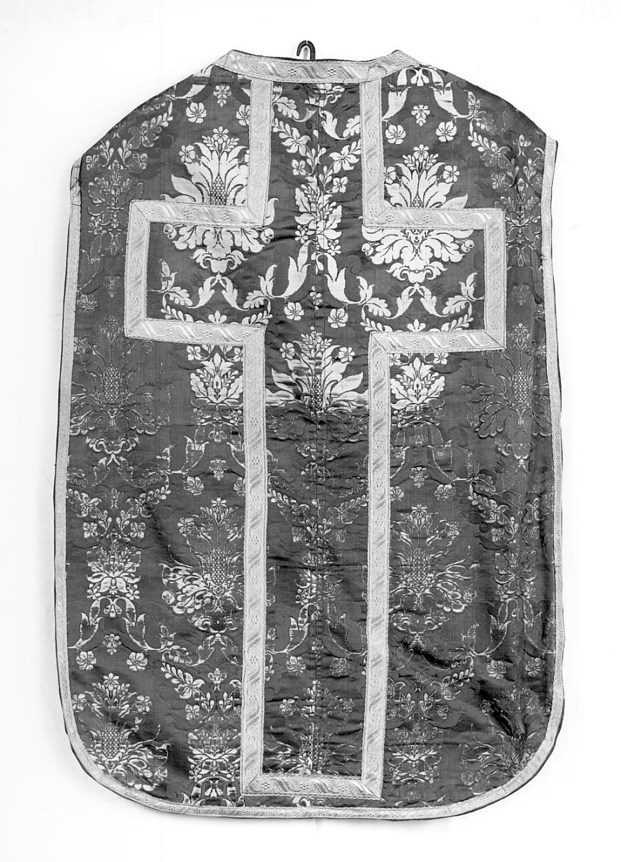 motivi decorativi vegetali (paramento liturgico, insieme) - manifattura lombarda (fine/inizio secc. XIX/ XX)