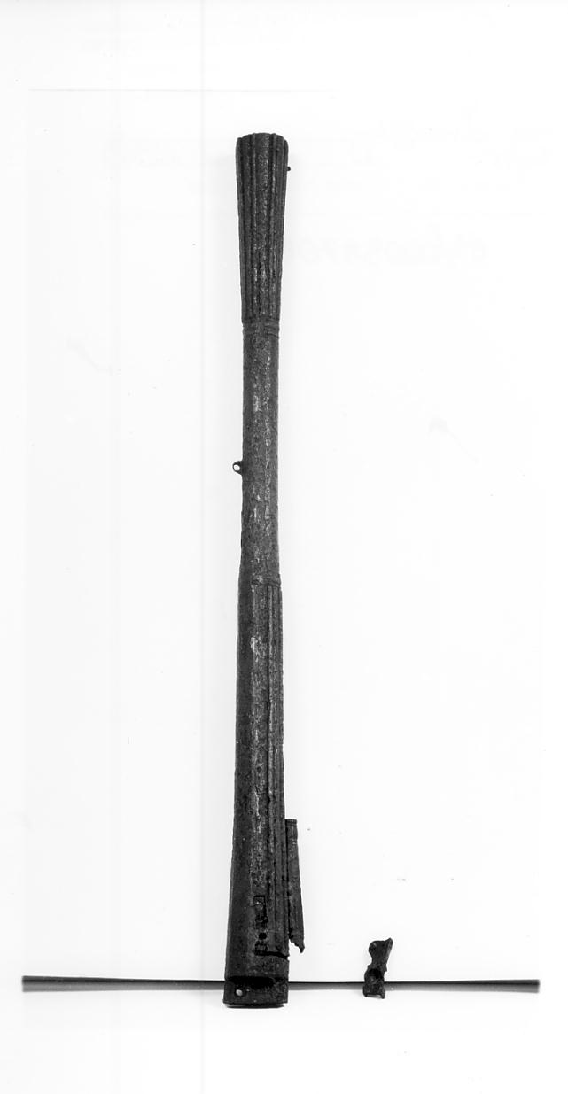archibugio, frammento - manifattura Italia settentrionale (sec. XVII)