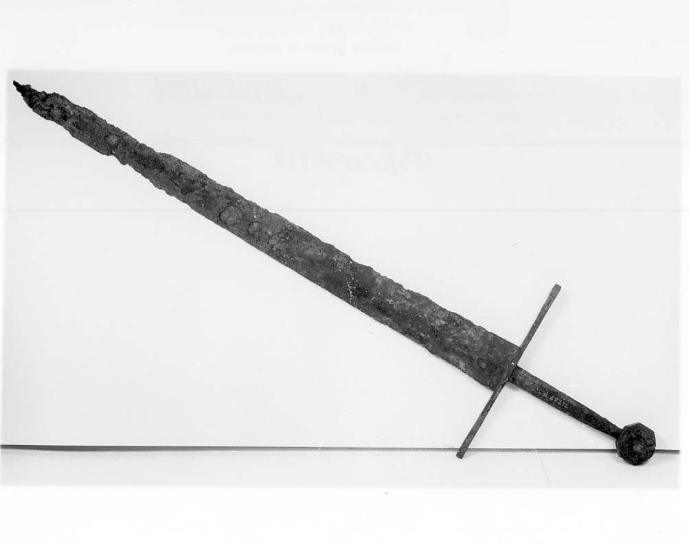 spada, opera isolata - manifattura Italia settentrionale (seconda metà sec. XIV)