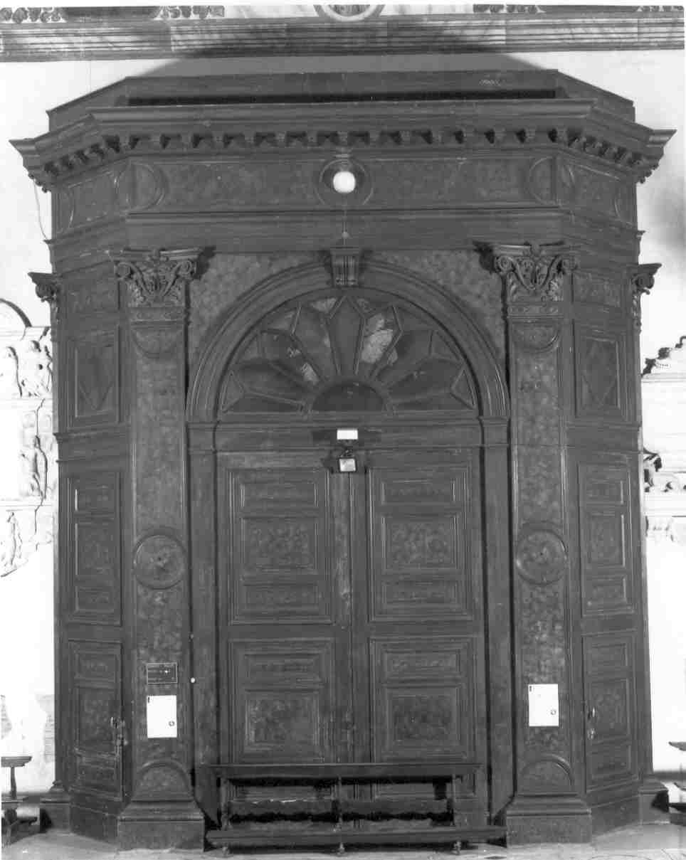 bussola d'ingresso, opera isolata - ambito bresciano (sec. XIX)