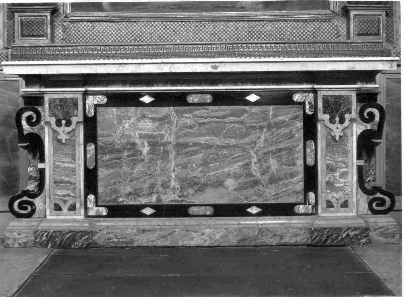 altare - a mensa, opera isolata - ambito bresciano (seconda metà sec. XVII)