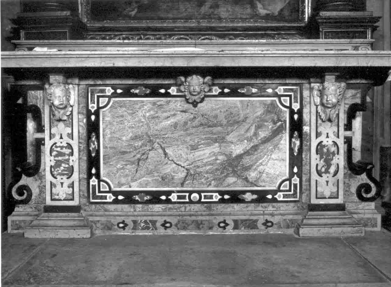 altare - a mensa, opera isolata - ambito bresciano (ultimo quarto sec. XVII)