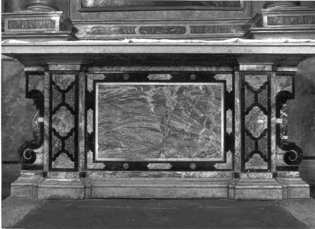 altare - a mensa, opera isolata - ambito bresciano (seconda metà sec. XVII)