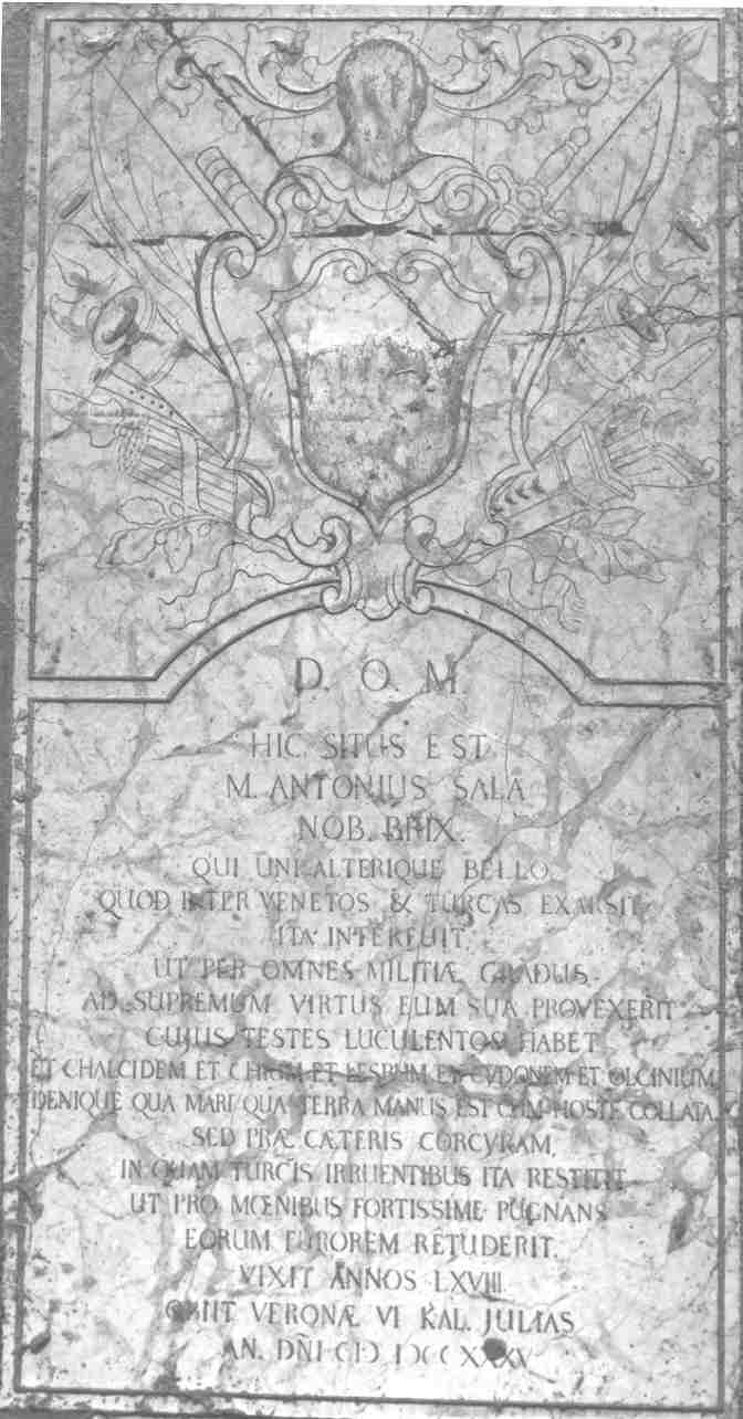 lastra tombale, opera isolata - ambito bresciano (sec. XVIII)