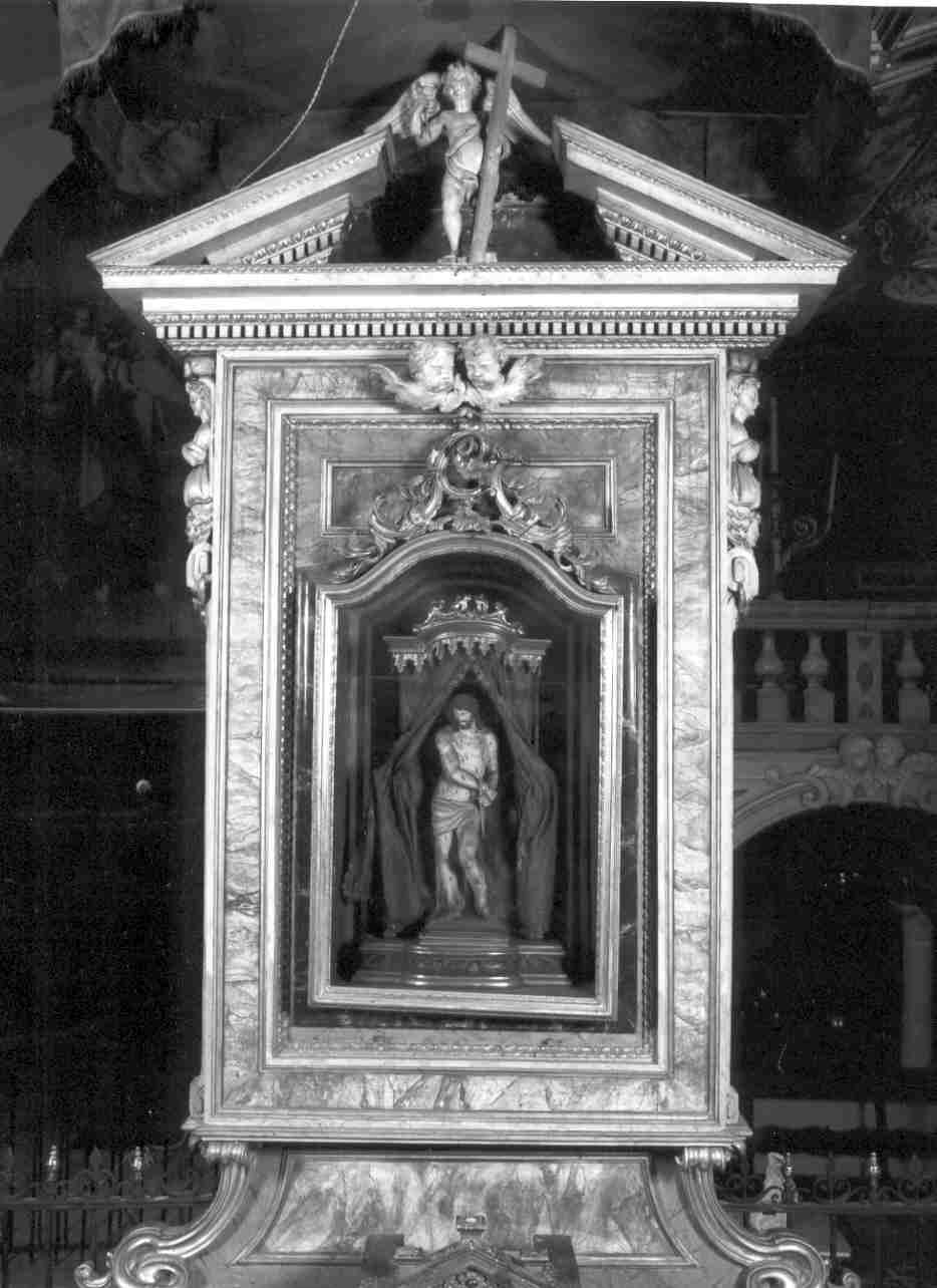 lastra tombale, opera isolata - ambito bresciano (sec. XVIII)
