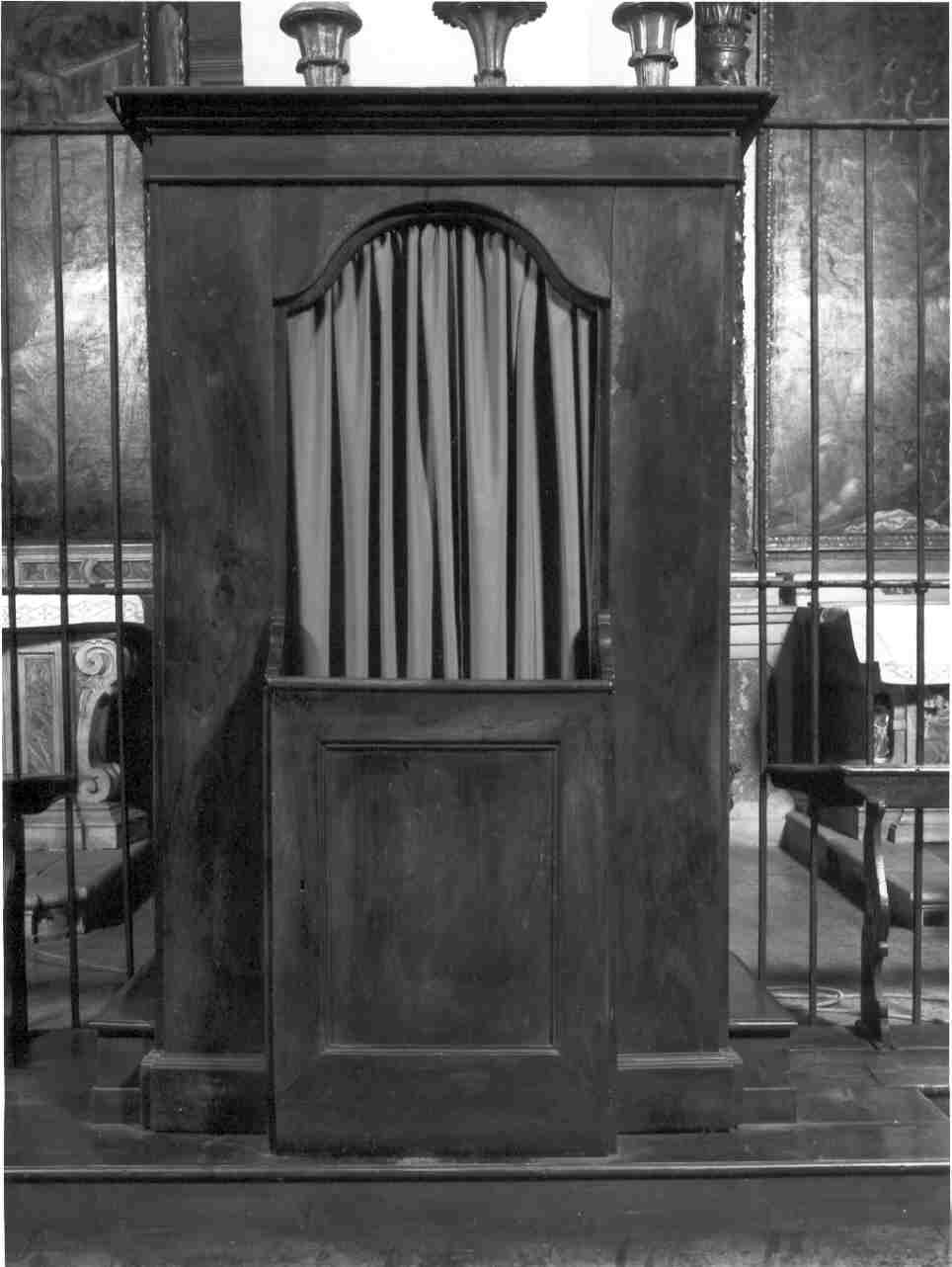confessionale, opera isolata - ambito bresciano (sec. XX)