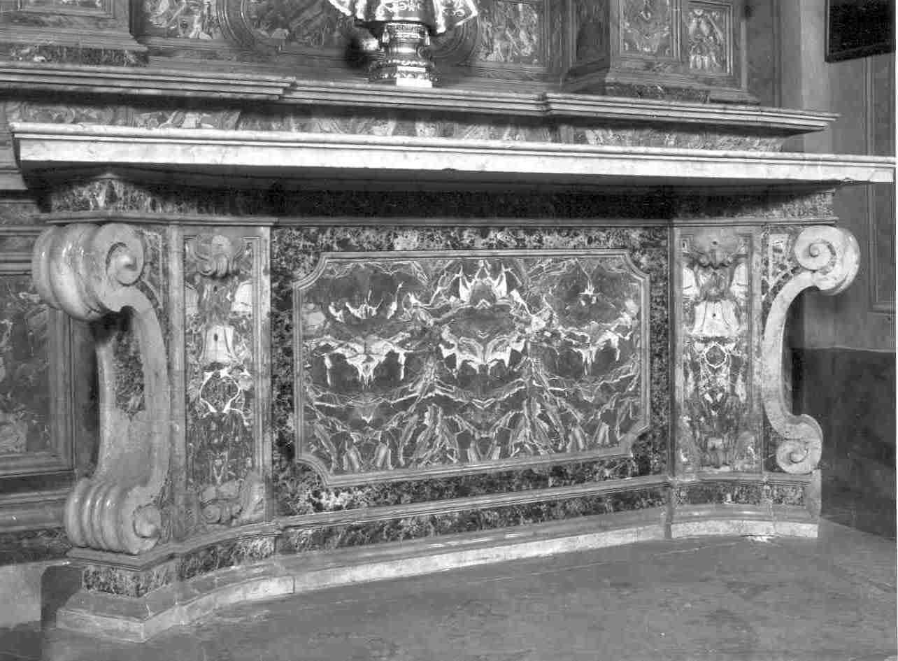 altare - a mensa, opera isolata - ambito bresciano (terzo quarto sec. XVIII)