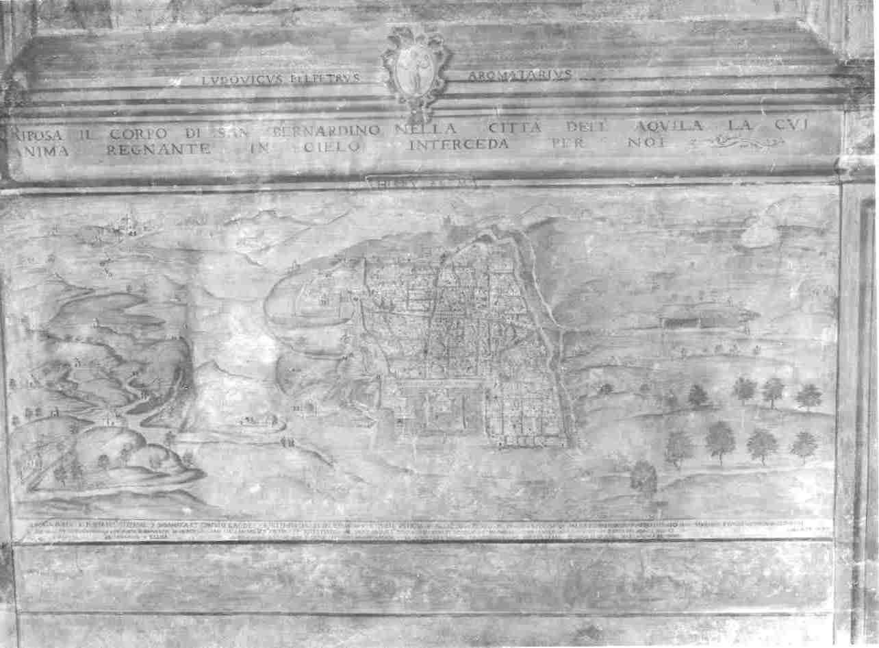 veduta di Gerusalemme (dipinto, opera isolata) - ambito bresciano (sec. XVII)