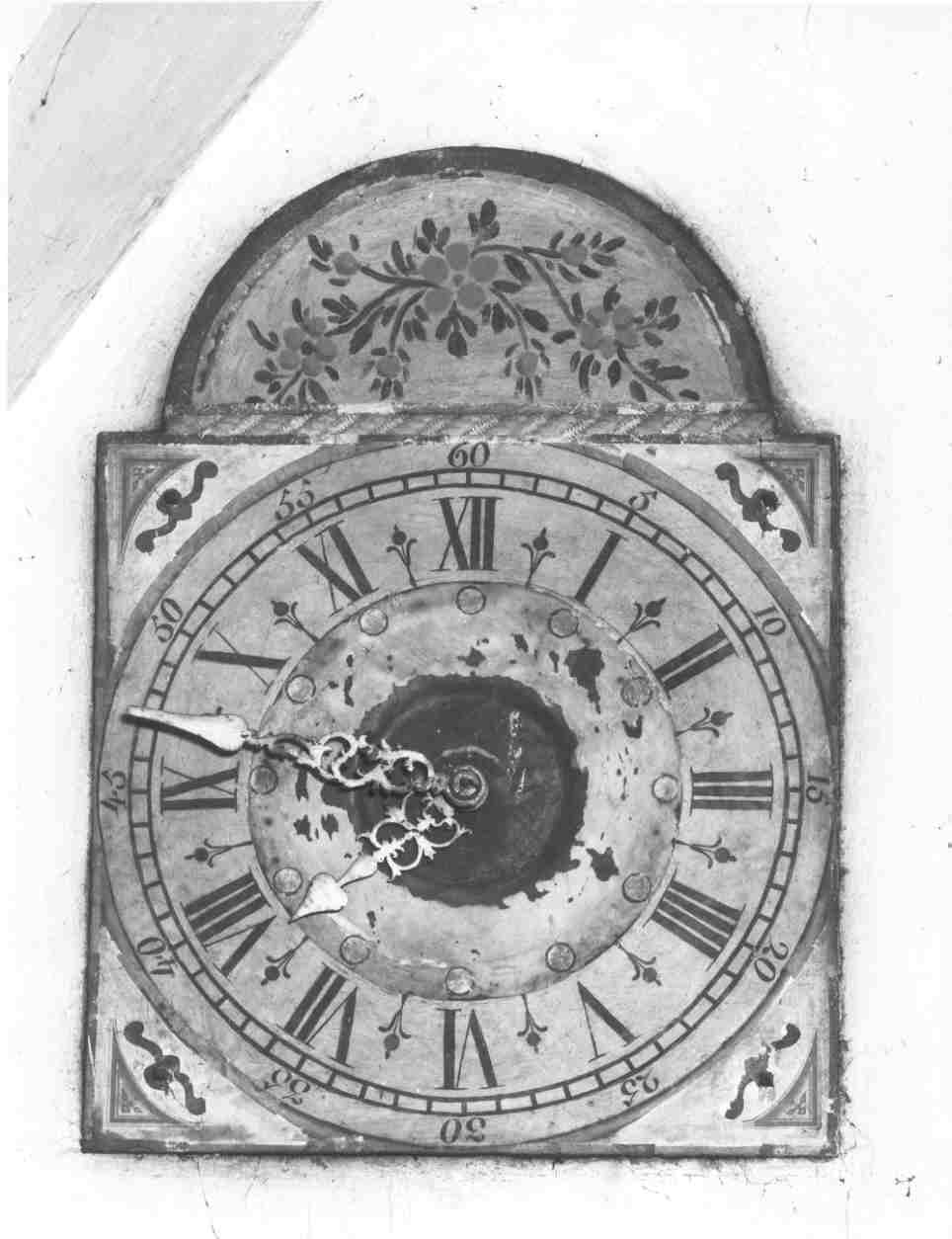 mostra d'orologio, opera isolata - ambito bresciano (sec. XVIII)