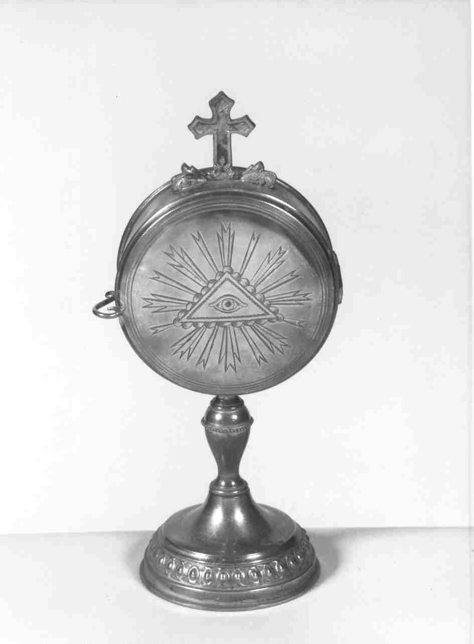 teca eucaristica, opera isolata - produzione lombarda (fine/inizio secc. XIX/ XX)