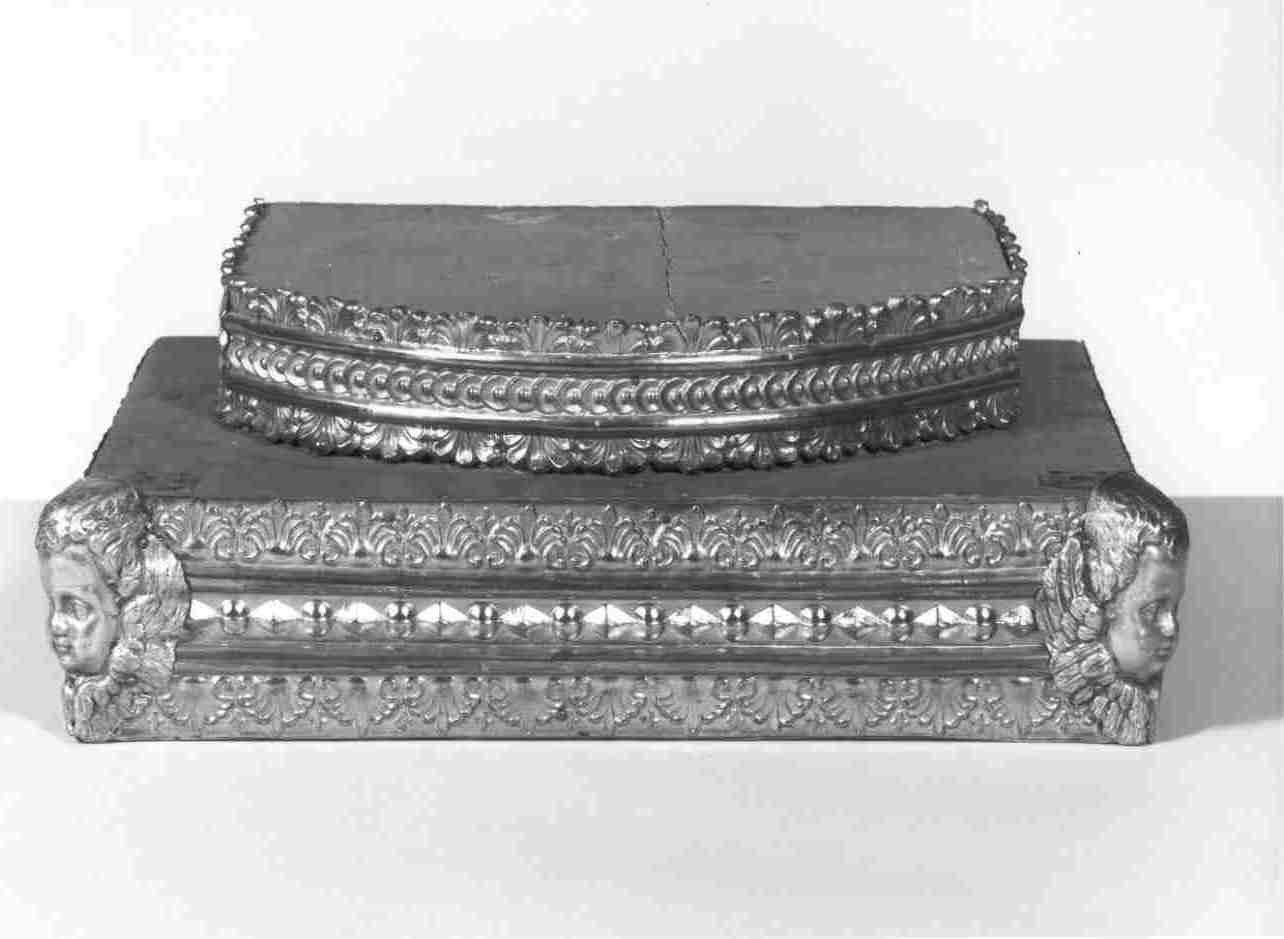 tronetto per esposizione eucaristica, opera isolata - ambito lombardo (sec. XIX)