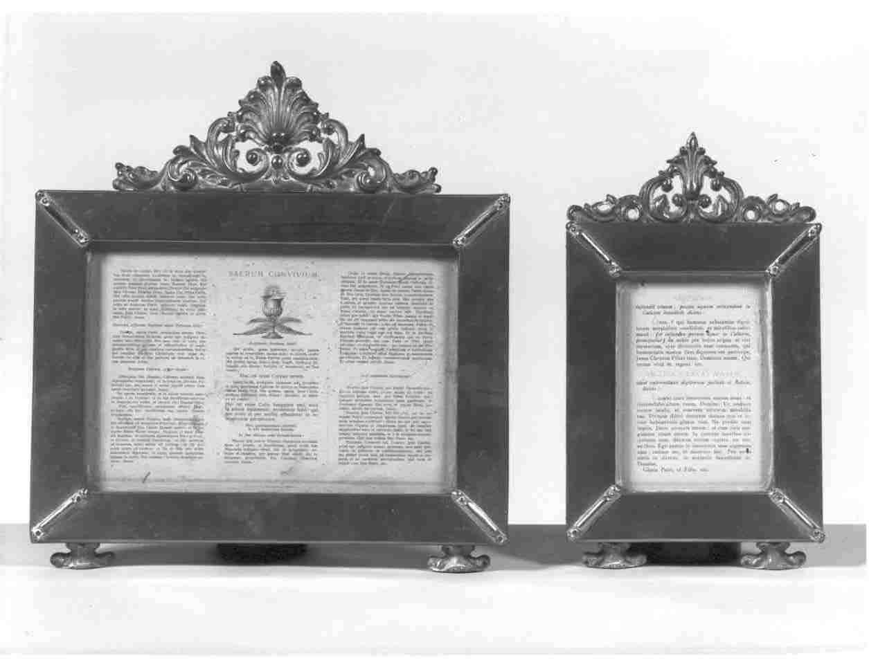 cartagloria, elemento d'insieme - ambito lombardo (seconda metà sec. XIX)