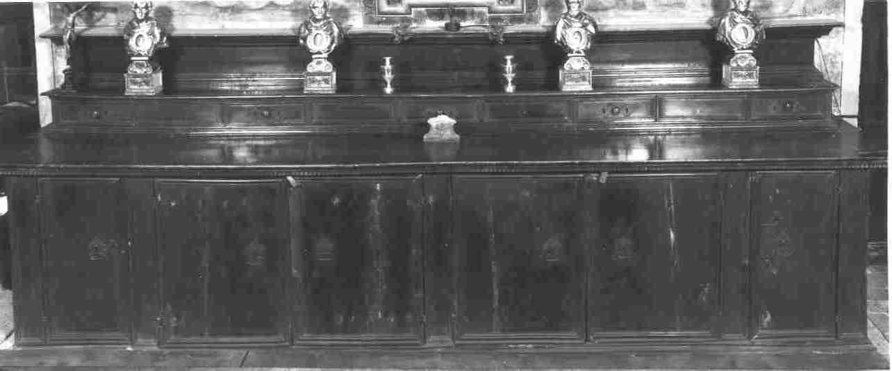 armadio da sacrestia, opera isolata - ambito bresciano (sec. XVII)
