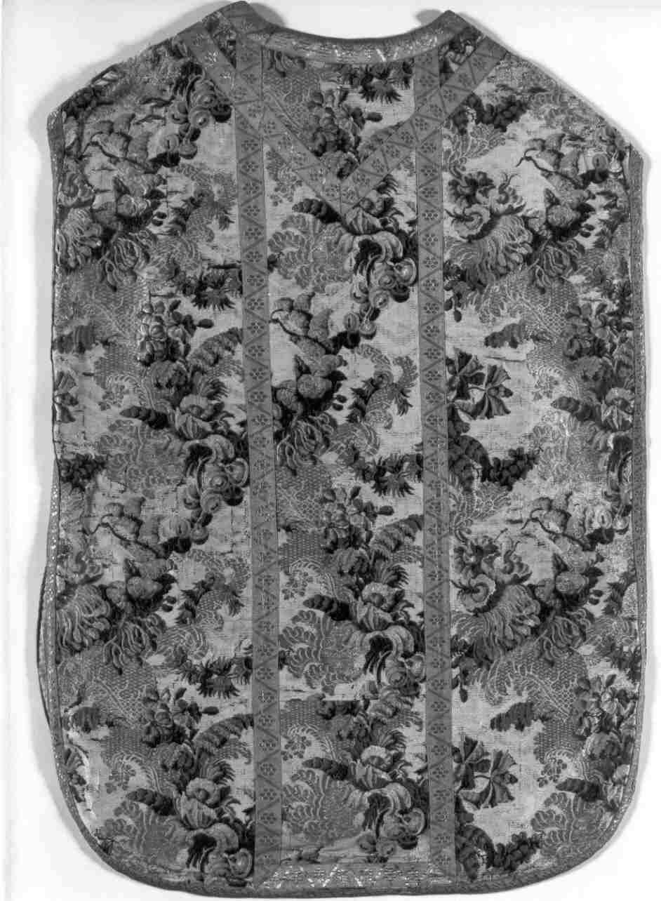 paramento liturgico, opera isolata - manifattura italiana (seconda metà sec. XIX)