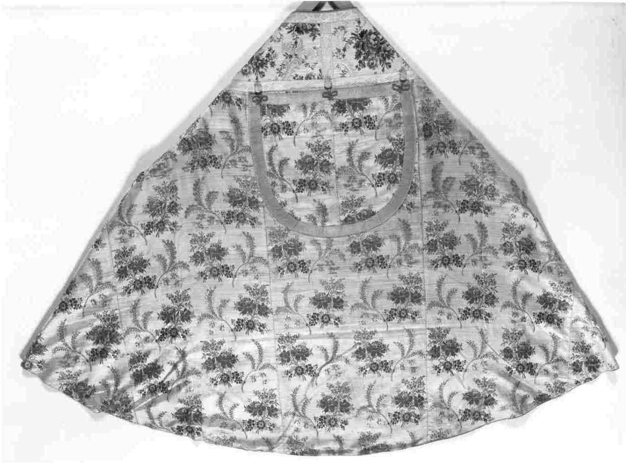 piviale, opera isolata - manifattura italiana (seconda metà sec. XIX)