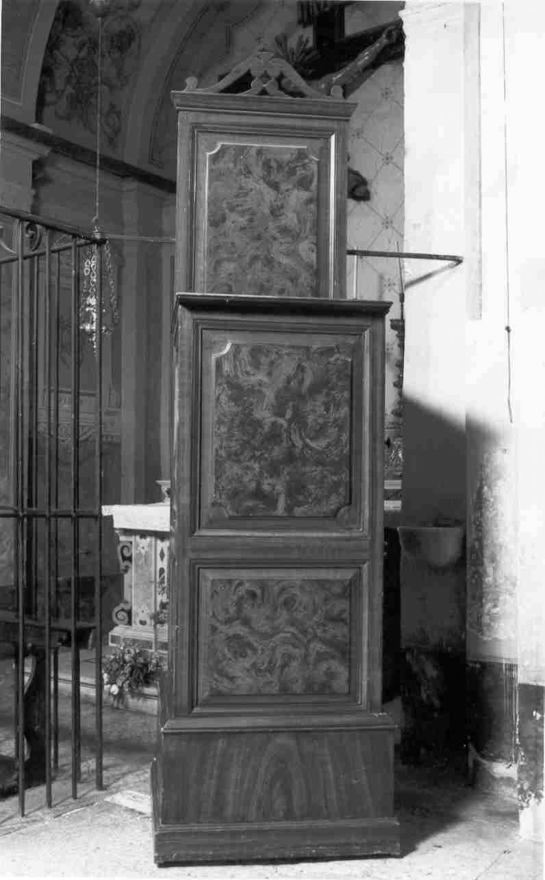 cattedra, opera isolata - ambito bresciano (prima metà sec. XX)