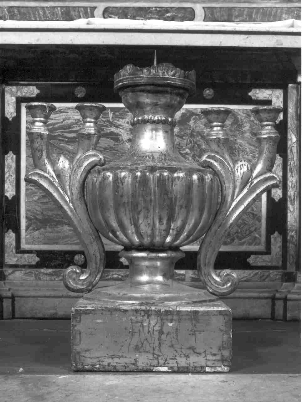 candelabro, serie - ambito bresciano (sec. XIX)