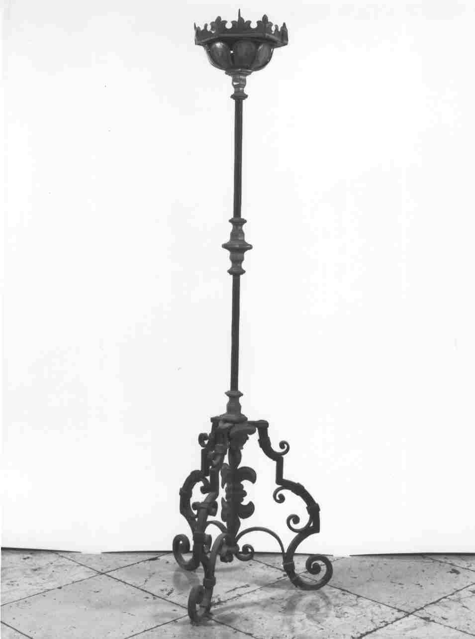 candelabro funebre, opera isolata - ambito bresciano (sec. XIX)