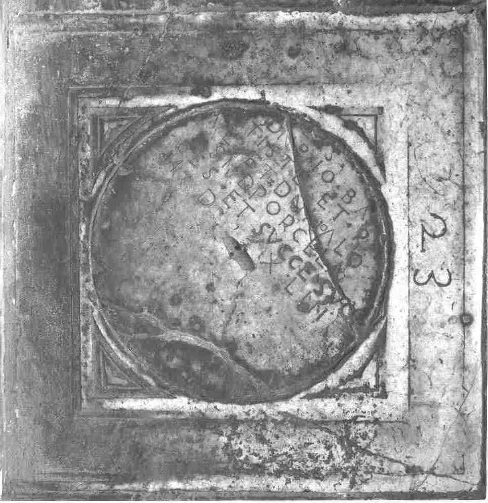 lastra tombale, opera isolata - ambito bresciano (sec. XVI)