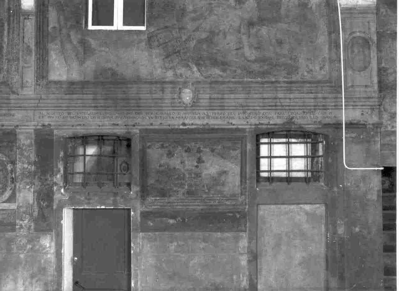 veduta del convento di Santa Maria di Bressanoro (dipinto, opera isolata) - ambito bresciano (sec. XVII)