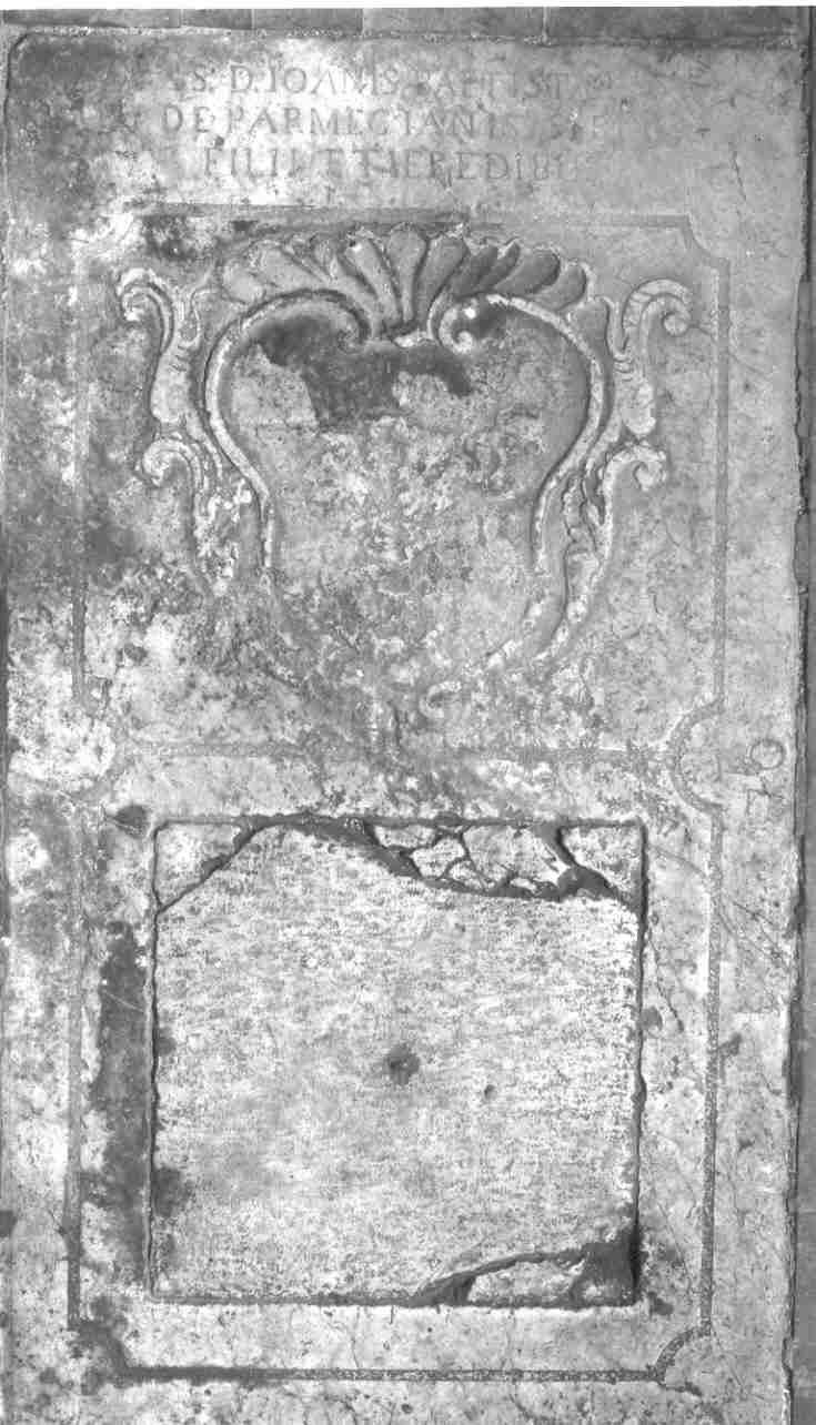 lastra tombale, opera isolata - ambito bresciano (sec. XVIII)