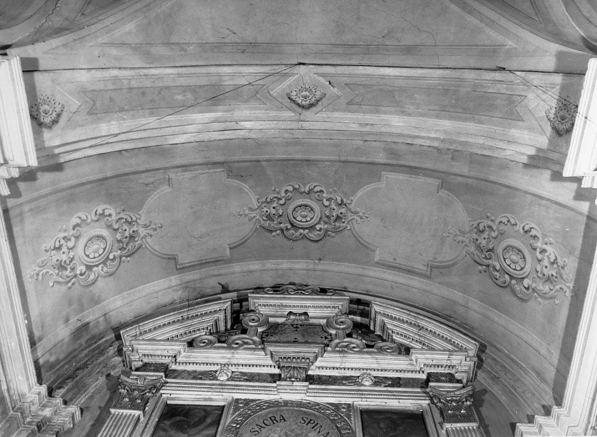Motivi decorativi geometrici e vegetali (dipinto) di Baldissara Anselmo (sec. XX)
