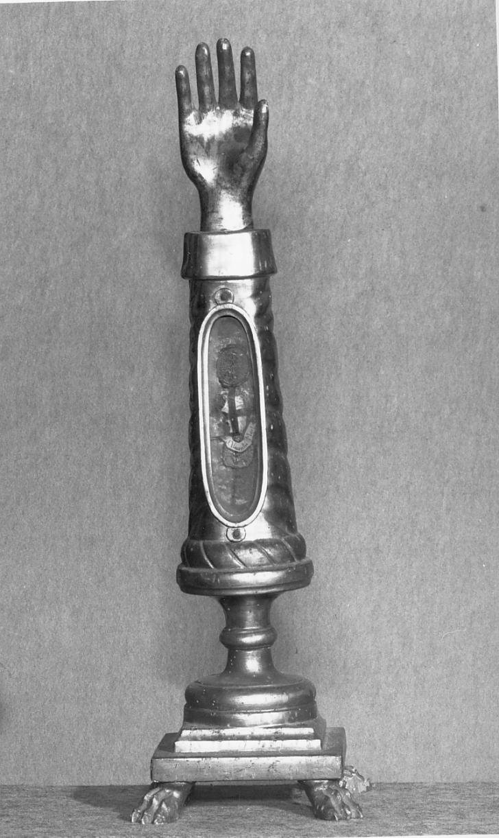 reliquiario - ambito mantovano (seconda metà sec. XIX)