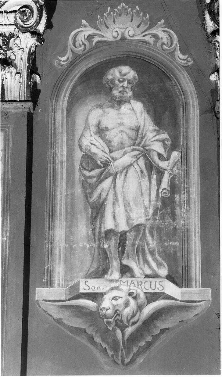 San Marco Evangelista (dipinto) di Pizzini Ettore da Udine (sec. XX)