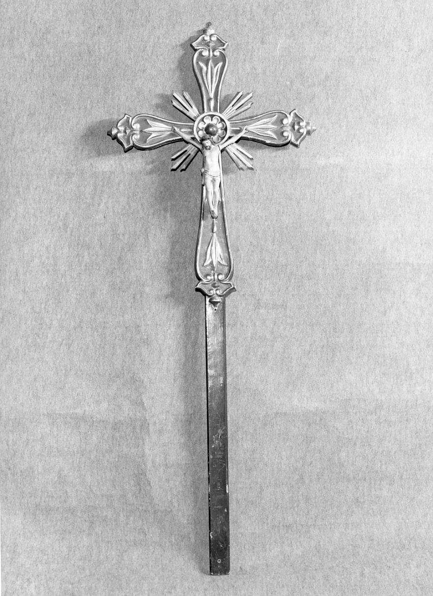 croce processionale - ambito mantovano (ultimo quarto sec. XIX)