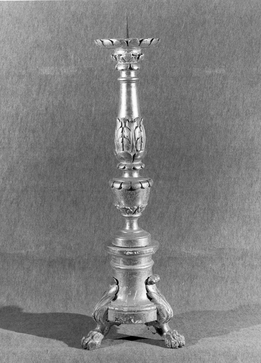 candeliere d'altare - ambito mantovano (sec. XIX)