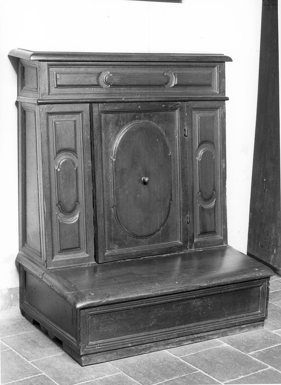 inginocchiatoio - ambito mantovano (sec. XVIII)