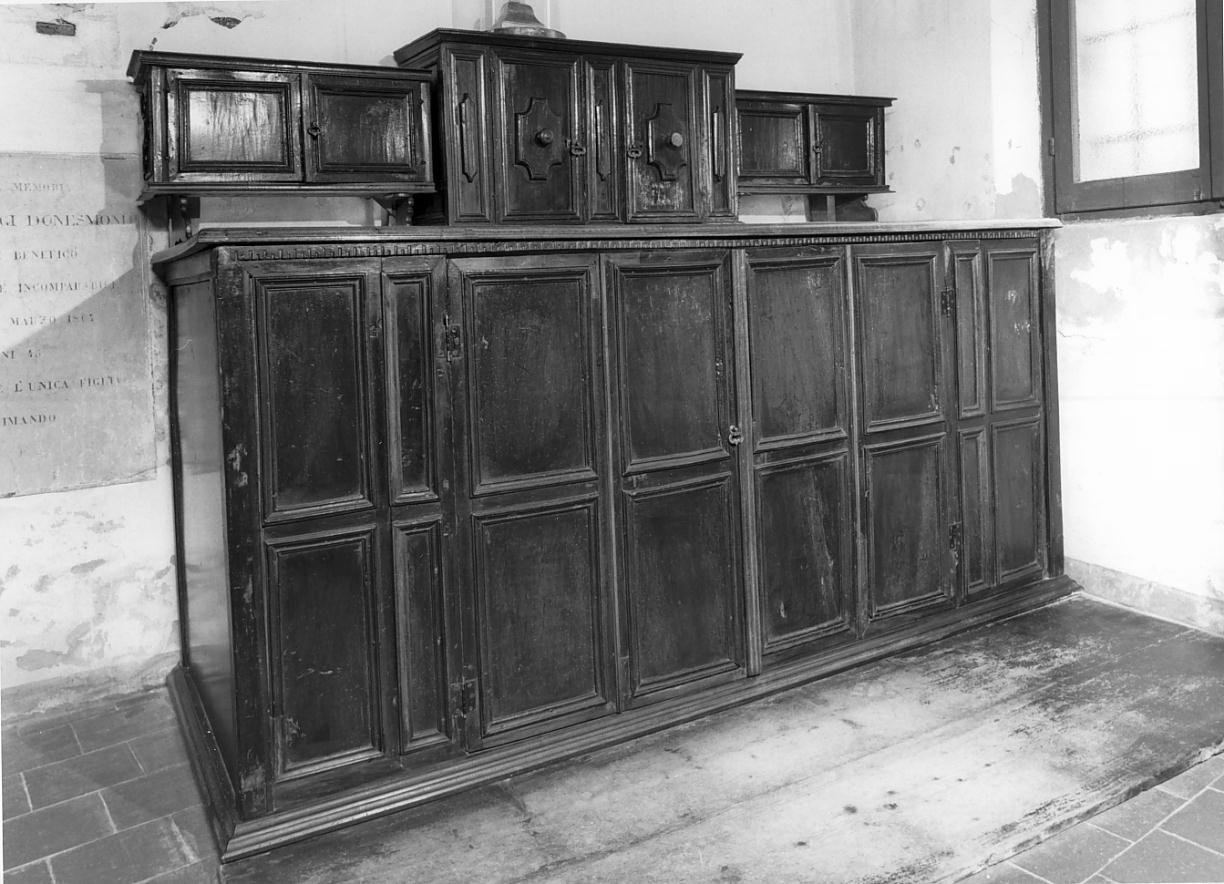mobile da sacrestia - ambito mantovano (sec. XVIII)