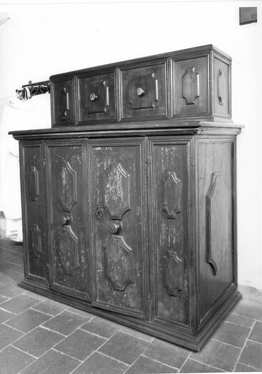 mobile da sacrestia - ambito mantovano (sec. XVIII)