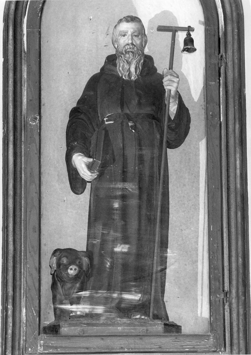 Sant'Antonio Abate (statua) - ambito mantovano (sec. XIX)