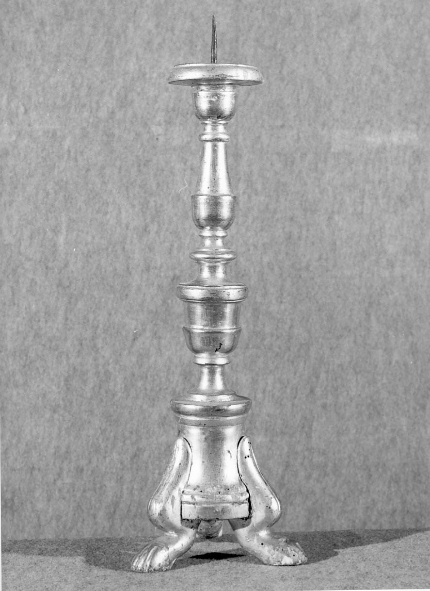 candeliere d'altare - ambito mantovano (prima metà sec. XIX)