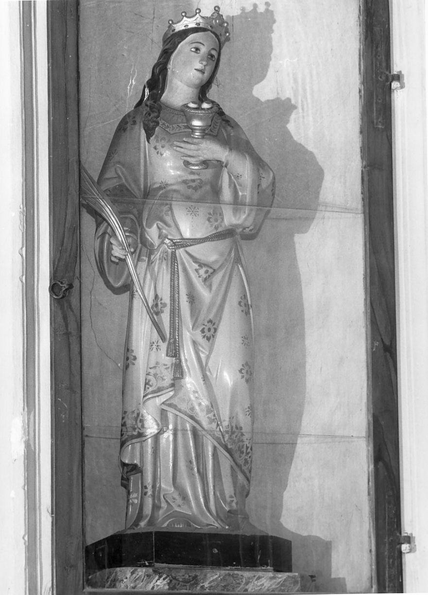 Santa Lucia (statua) - ambito mantovano (secc. XIX/ XX)
