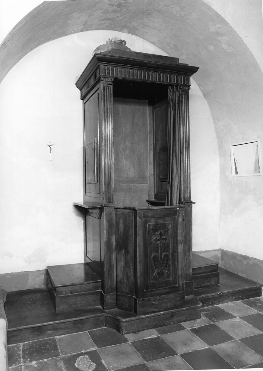 confessionale - ambito mantovano (seconda metà sec. XIX)