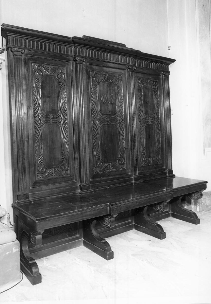 stalli del coro - ambito mantovano (seconda metà sec. XIX)