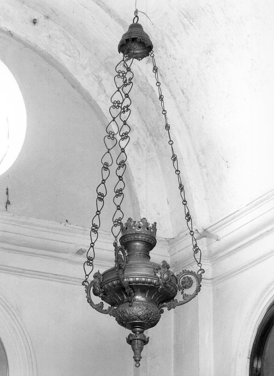 lampada pensile - ambito mantovano (primo quarto sec. XX)