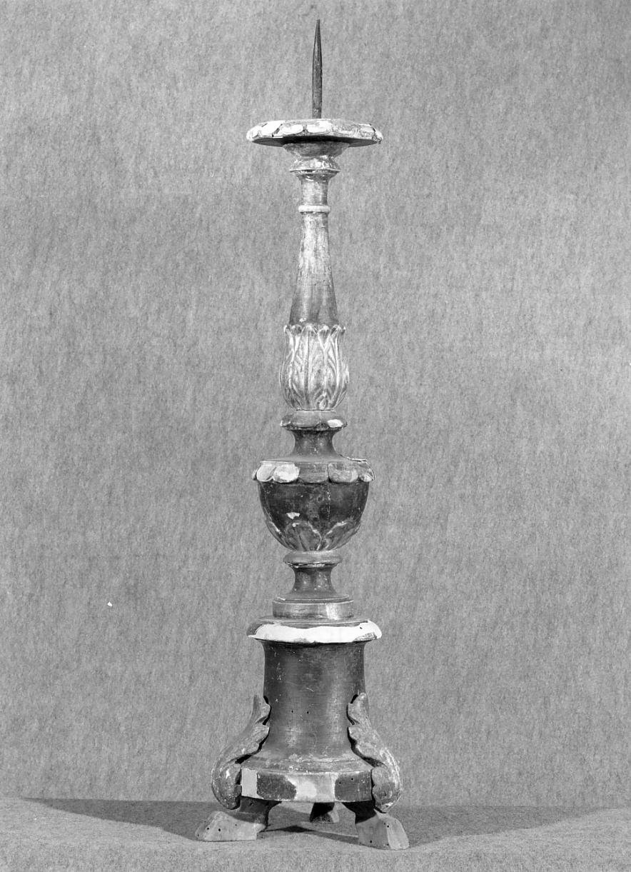 candeliere d'altare - ambito mantovano (sec. XIX)