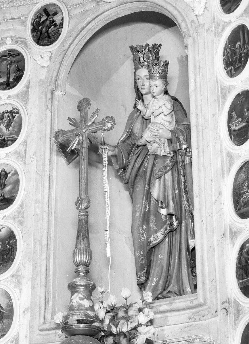 Madonna del Rosario (statua, insieme) - ambito mantovano (sec. XIX)