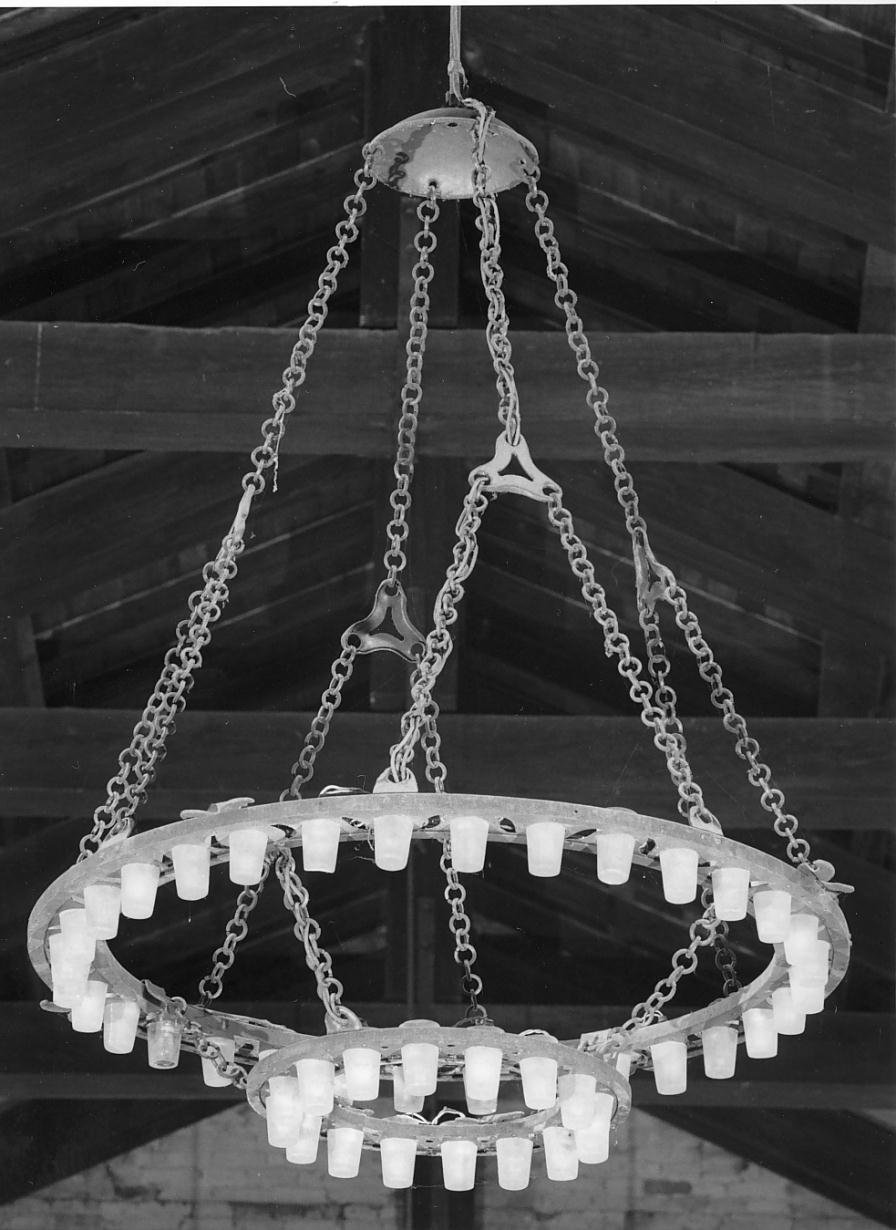 lampadario - ambito mantovano (secondo quarto sec. XX)