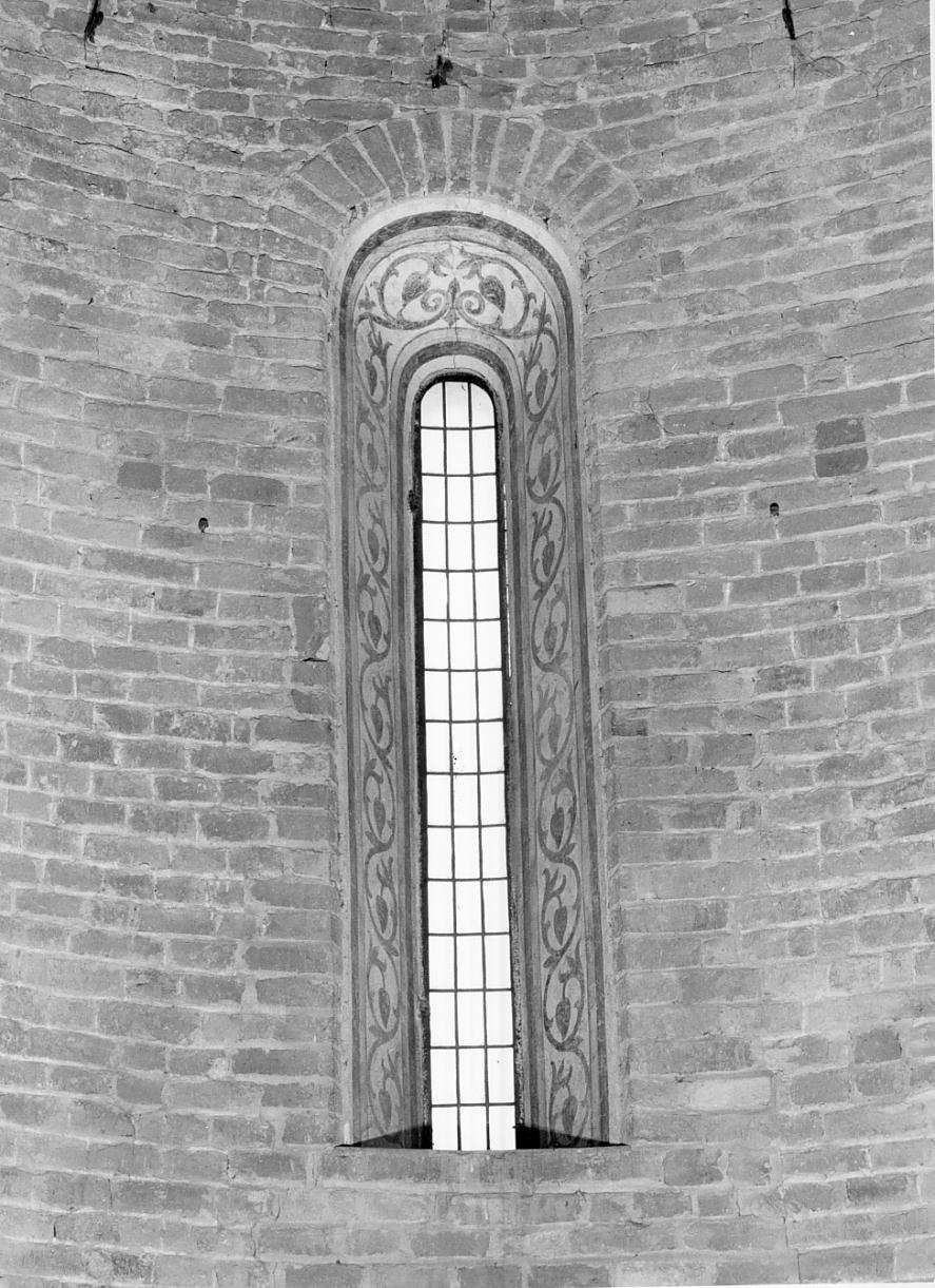 Motivi decorativi a girali vegetali (dipinto) - ambito mantovano (sec. XX)