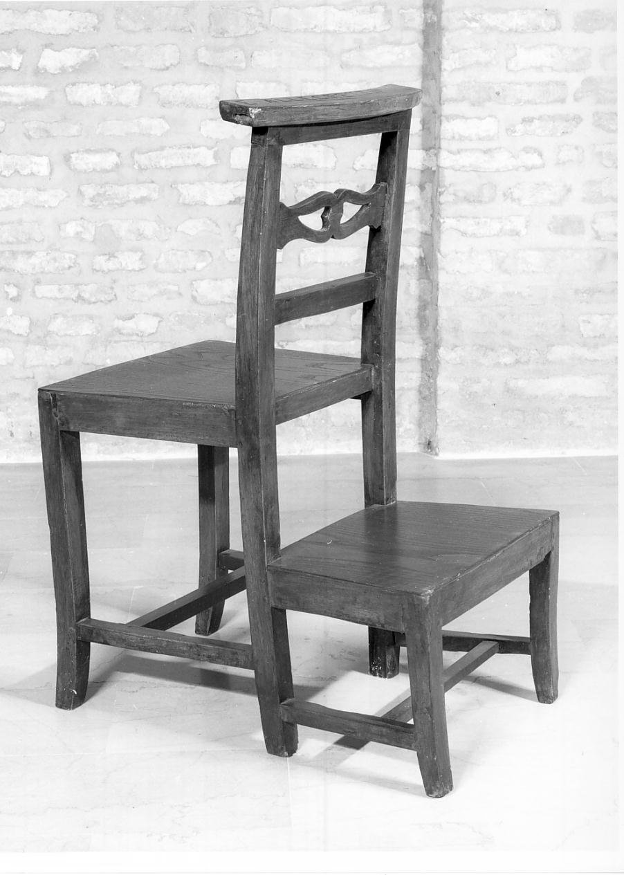 sedia-inginocchiatoio - ambito mantovano (secondo quarto sec. XX)