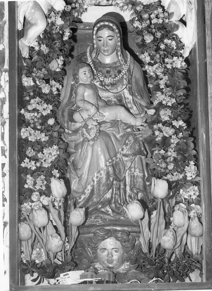Madonna del Carbonello, Madonna con Bambino (gruppo scultoreo) - ambito mantovano (prima metà sec. XVIII)