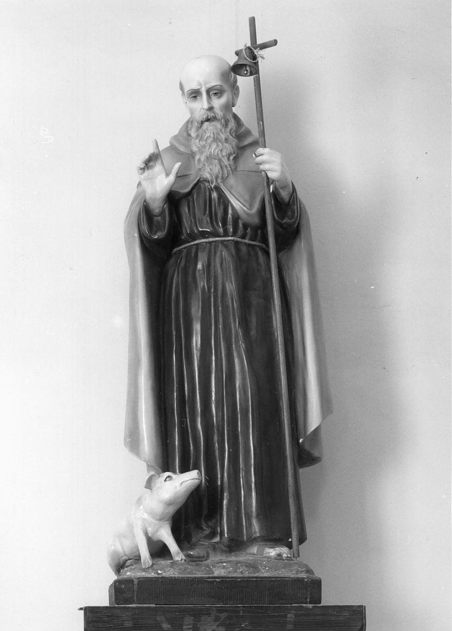 Sant'Antonio Abate (statua) - ambito mantovano (primo quarto sec. XX)