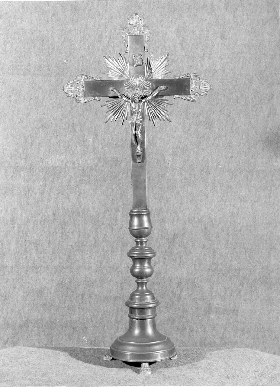 croce d'altare - ambito mantovano (seconda metà sec. XIX)