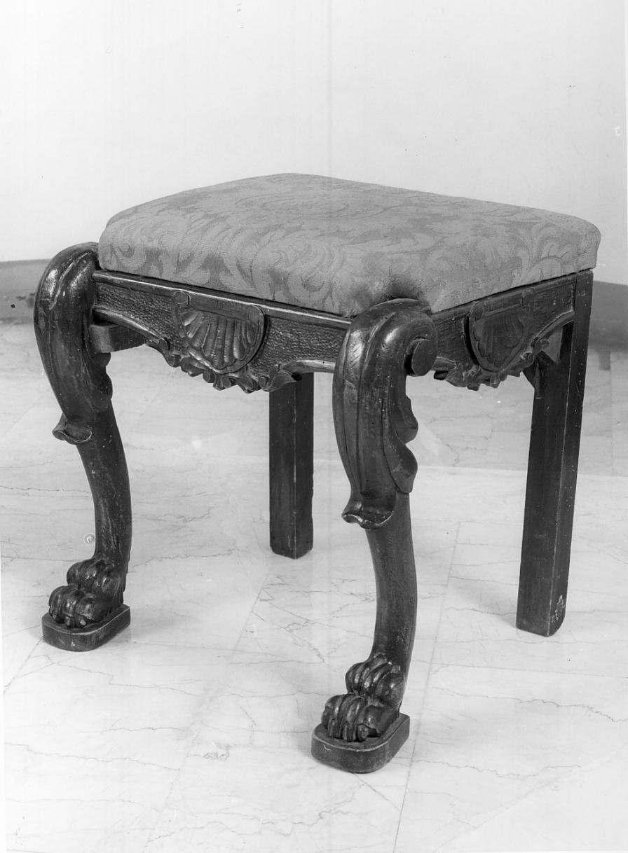 sgabello - ambito mantovano (seconda metà sec. XIX)