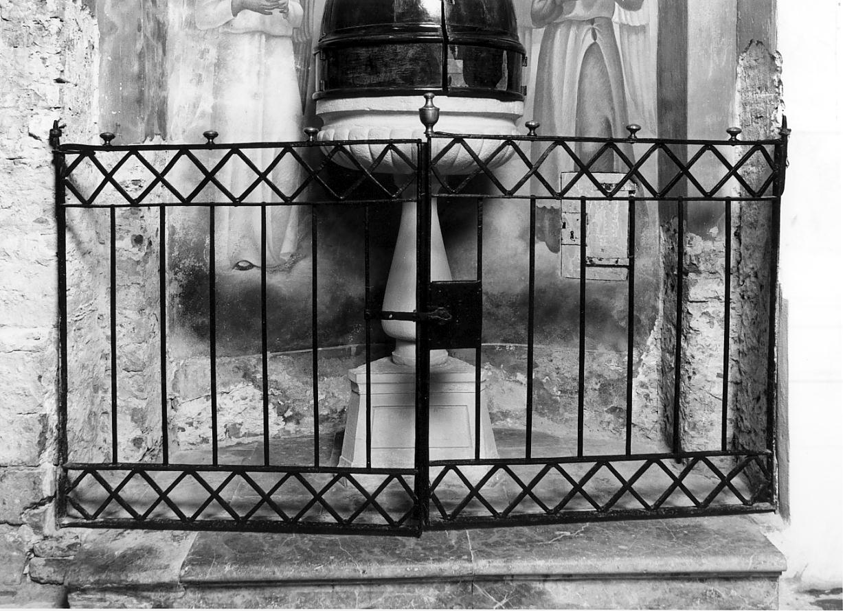 cancello, elemento d'insieme - ambito cremonese (sec. XIX)